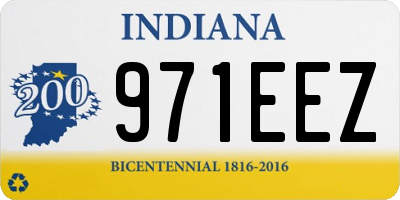 IN license plate 971EEZ