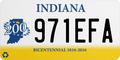 IN license plate 971EFA