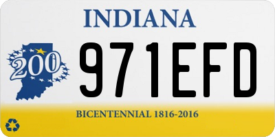 IN license plate 971EFD