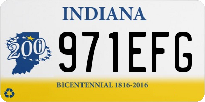 IN license plate 971EFG