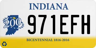 IN license plate 971EFH