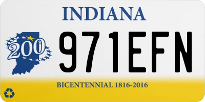 IN license plate 971EFN