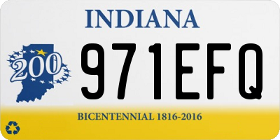 IN license plate 971EFQ