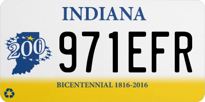 IN license plate 971EFR