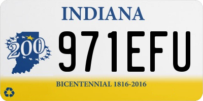 IN license plate 971EFU