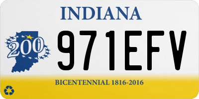 IN license plate 971EFV