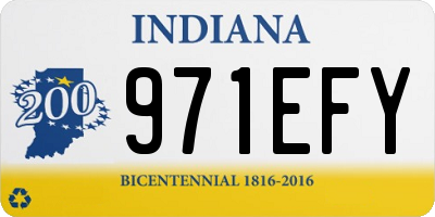 IN license plate 971EFY