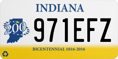 IN license plate 971EFZ