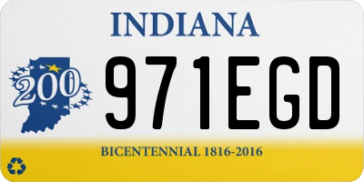 IN license plate 971EGD