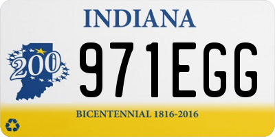 IN license plate 971EGG