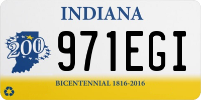 IN license plate 971EGI