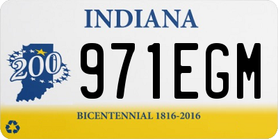 IN license plate 971EGM