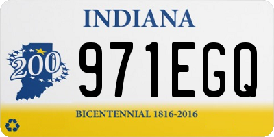 IN license plate 971EGQ