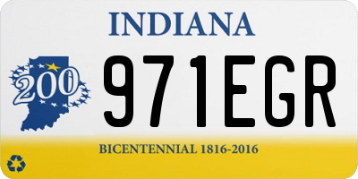 IN license plate 971EGR
