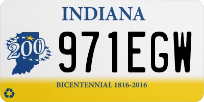 IN license plate 971EGW