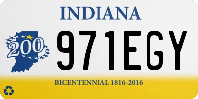 IN license plate 971EGY