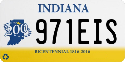 IN license plate 971EIS