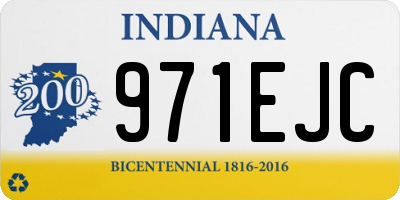IN license plate 971EJC