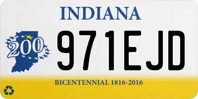 IN license plate 971EJD