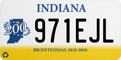 IN license plate 971EJL