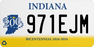 IN license plate 971EJM