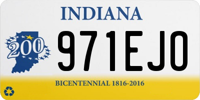 IN license plate 971EJO