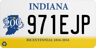 IN license plate 971EJP
