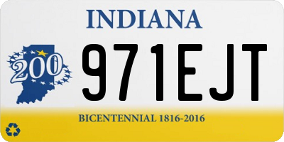IN license plate 971EJT