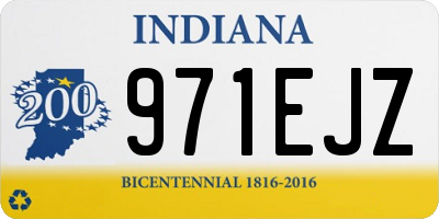IN license plate 971EJZ
