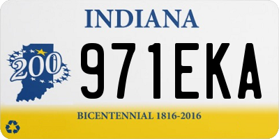 IN license plate 971EKA