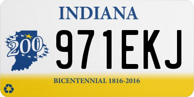 IN license plate 971EKJ