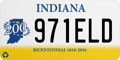 IN license plate 971ELD