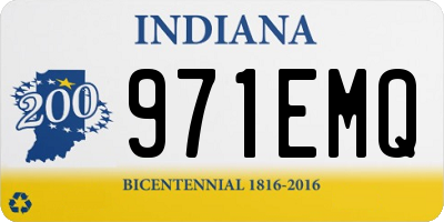 IN license plate 971EMQ
