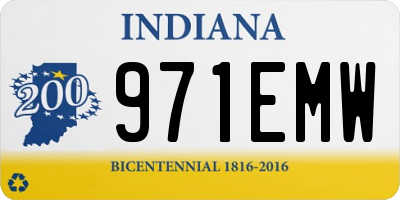 IN license plate 971EMW