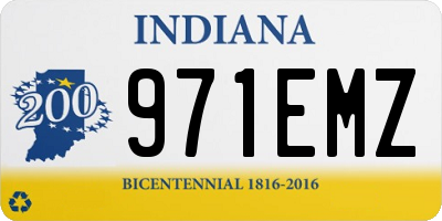 IN license plate 971EMZ