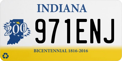 IN license plate 971ENJ