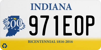 IN license plate 971EOP
