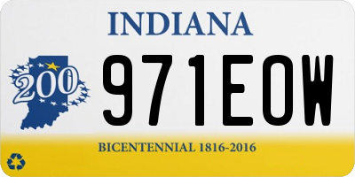 IN license plate 971EOW