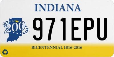 IN license plate 971EPU