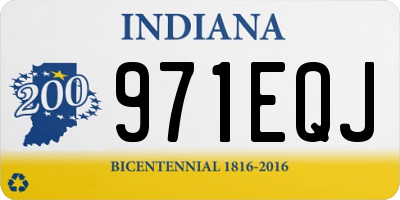 IN license plate 971EQJ