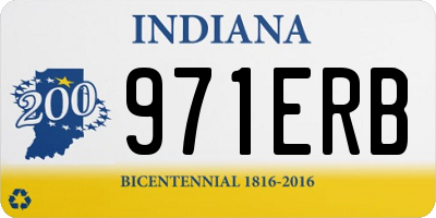 IN license plate 971ERB
