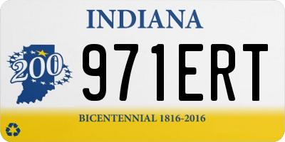 IN license plate 971ERT