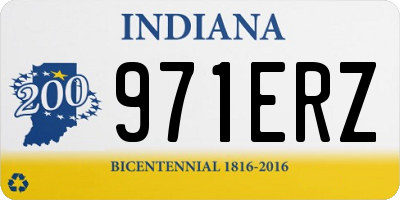 IN license plate 971ERZ