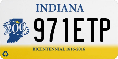 IN license plate 971ETP