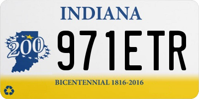 IN license plate 971ETR