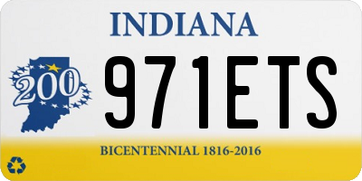 IN license plate 971ETS