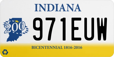 IN license plate 971EUW
