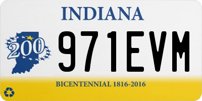 IN license plate 971EVM