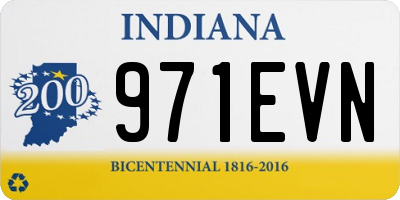 IN license plate 971EVN