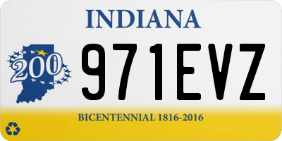 IN license plate 971EVZ